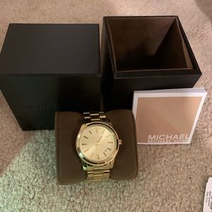 Women’s Gold Michael Kors Watch